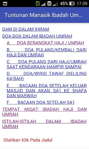Tuntunan Manasik Umrah Screenshot 3