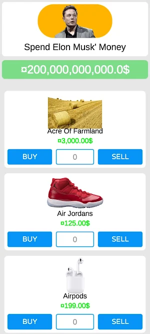 Spend Elon Musk' Money Screenshot 3