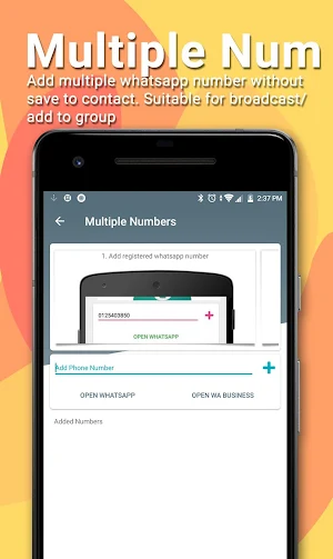 Mesej Je PRO: tools for Whatsapp Screenshot 1