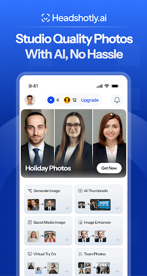 Headshotly.ai – 4K AI Headshot Screenshot 0
