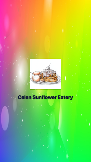Celen Sunflower Eatery Screenshot 0