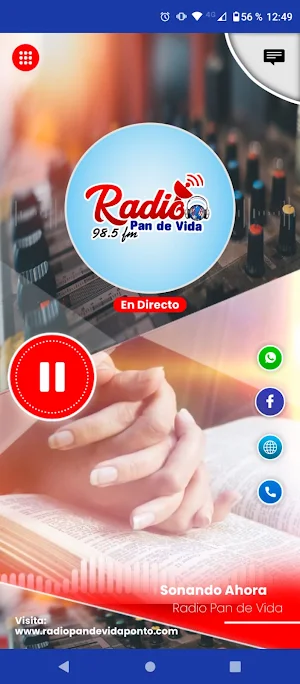 Radio Pan de Vida Ponto Screenshot 1