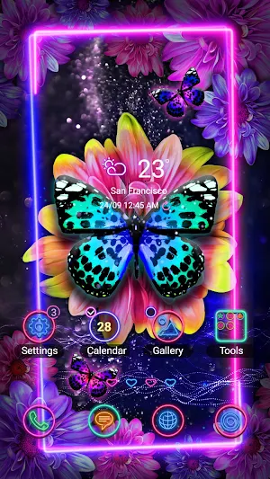 Wonderful Butterfly- Wallpaper Screenshot 0