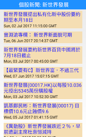 HKEX Stocks -  Hong Kong Stock Exchange Screenshot 3