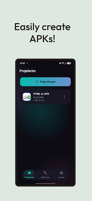 HTML to APK Builder Screenshot 0
