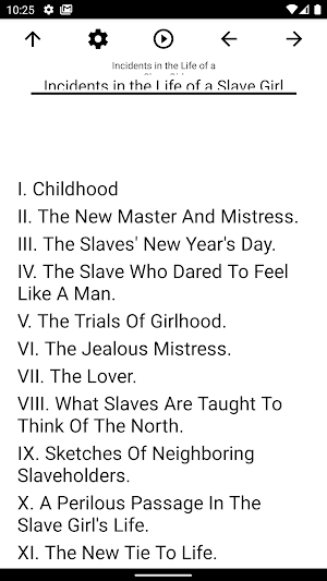 Book, Incidents in the Life... Screenshot 0