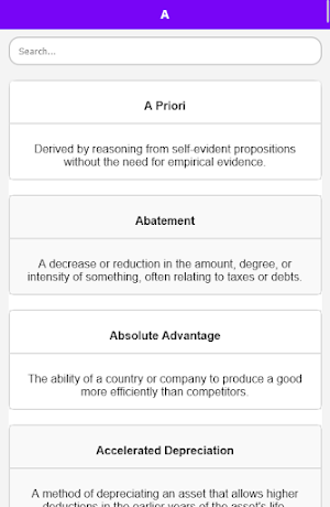 Commerce Dictionary Screenshot 1