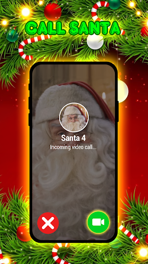 Santa Video Call Greeting Card Screenshot 3
