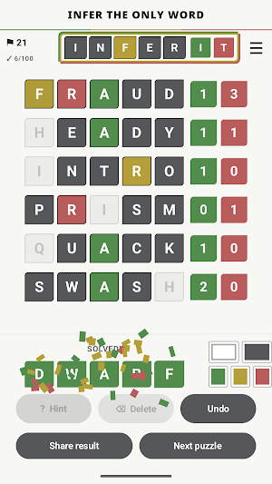 InferIt: Word Logic Game Screenshot 3
