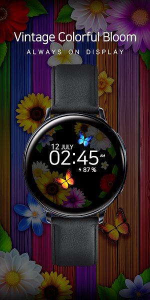 Colorful Bloom - Watchface Screenshot 3