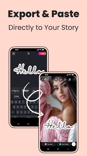 Fonts for Insta Story: Fontini Screenshot 1