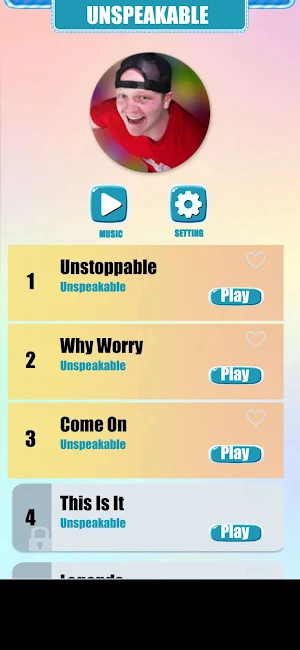 Unspeakable Music Tiles Game Screenshot 0