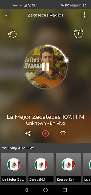 La mejor zacatecas 107.1 fm Screenshot 1