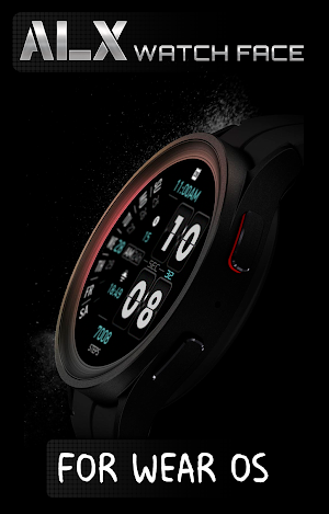 ALX04 Flip Watch Face Screenshot 2