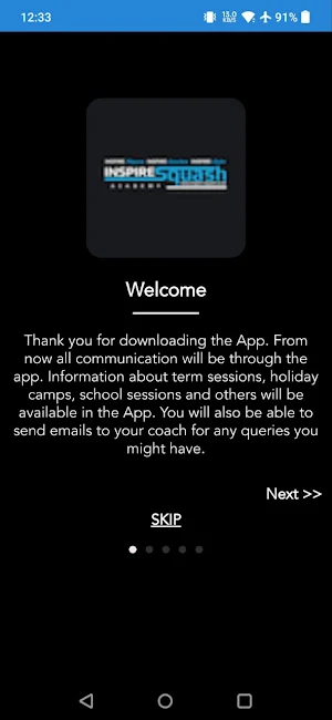 INSPIRE Squash Academy Screenshot 0