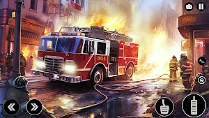US Firefighter:Fire Truck Game Screenshot 1