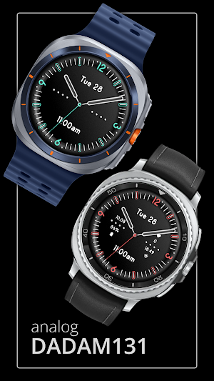 DADAM131: Analog Watch Face Screenshot 0