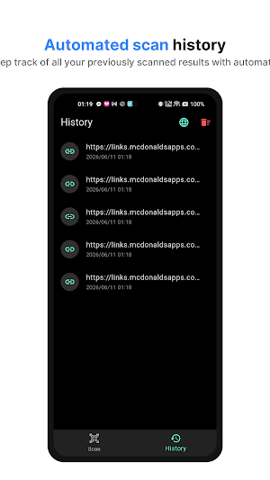 QR Scanner - Clean & Fast Screenshot 3