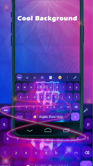 FC Barcelone keyboard theme Screenshot 2