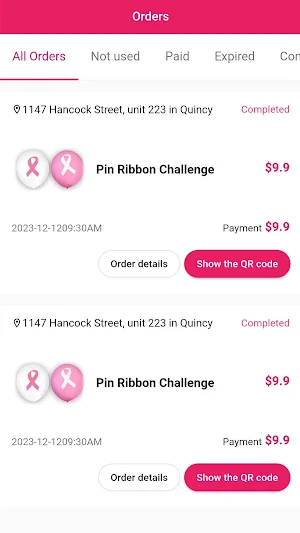 Pin ribbon Screenshot 3