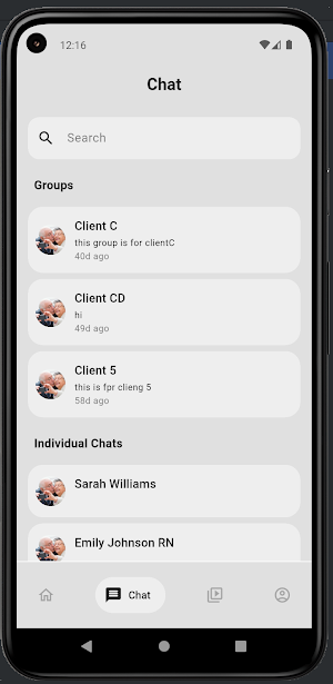 Compassionate Caregivers App Screenshot 1