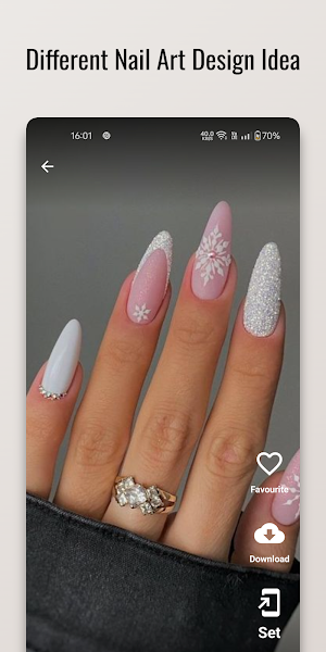 Ainbow Burst Nail Art Design Screenshot 0