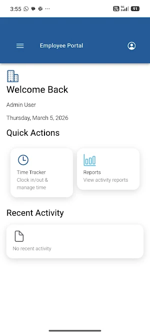 OAGTECH21 - Time tracker Screenshot 0