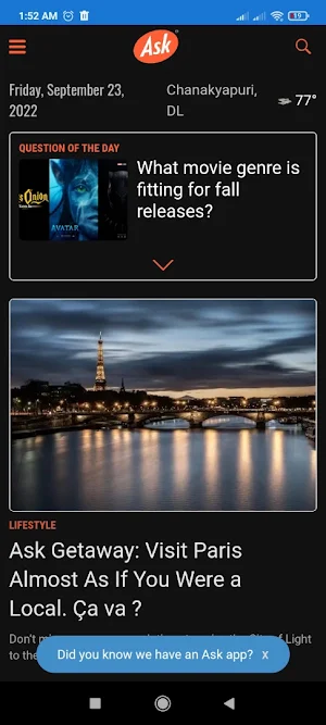 Popular Search engine Screenshot 0