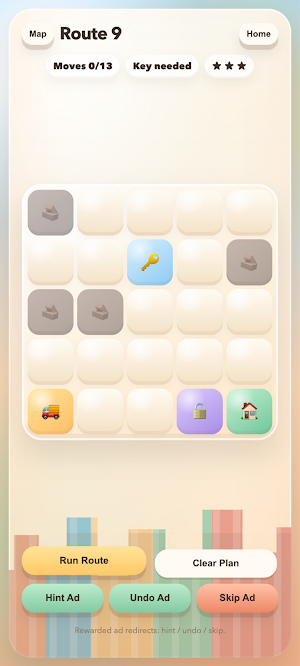 Cozy Parcel: Route Puzzle Screenshot 3