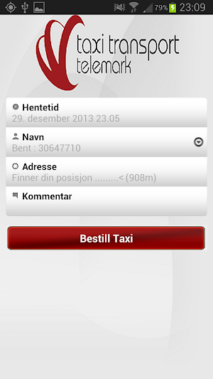 TaxiLokal Screenshot 1