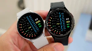 Futuristic LED watch Screenshot 0