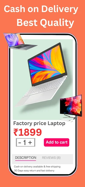 Laptop computer shopping app Screenshot 1