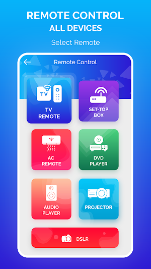 Universal Remote Control for TV, Set Top Box, Ac Screenshot 1