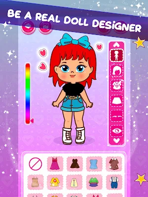 Anime Pastel Girl Dressup Game Screenshot 3