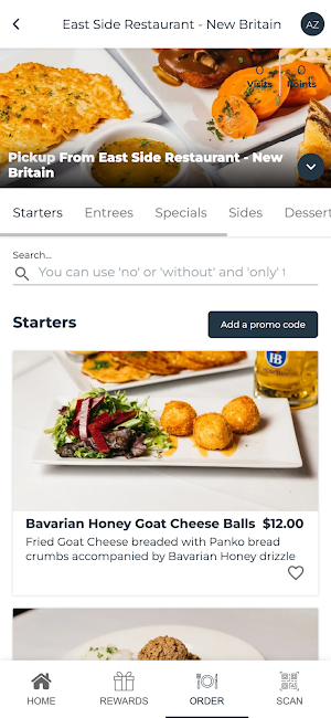 East Side Restaurant Screenshot 2