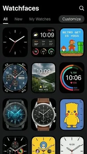 Active2 SquareRound Watchfaces Screenshot 0