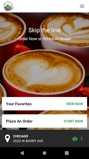 Green Joe Coffee Screenshot 1