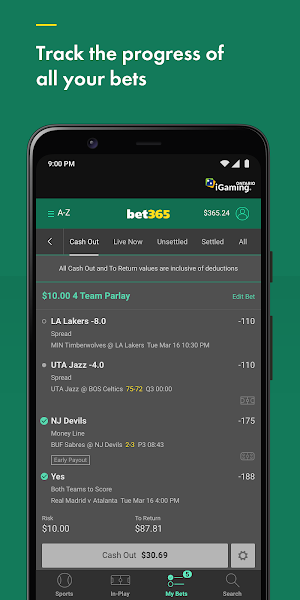 bet365 Sports Betting (CA) Screenshot 2