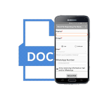 Data Form to Word