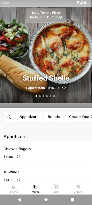Salty Tomato Pizzeria Screenshot 1