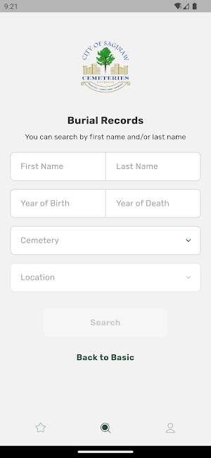 Saginaw Cemeteries Screenshot 0