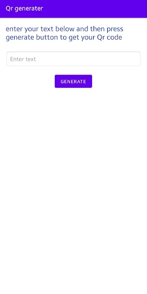 Qr genrator Screenshot 0
