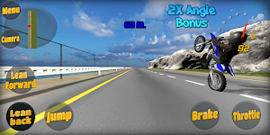 Wheelie Madness 3d - Realistic 3D wheelie game Screenshot 2