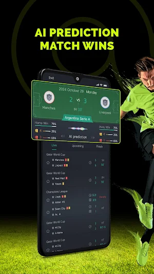 BBscore: AI Live Sport Scores Screenshot 0