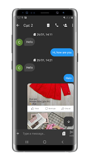 SMS MMS Messenger Screenshot 3