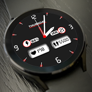Key A001 Analog Watch Face Screenshot 2