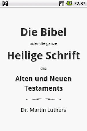 Die Bibel, Luther (Holy Bible) Screenshot 0