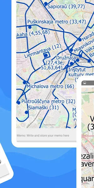 MINSK METRO BUS TROLLEYBUS TRAM MAP OFFLINE Screenshot 3