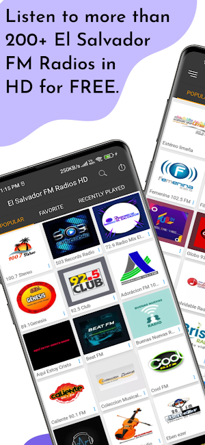 El Salvador FM Radios HD Screenshot 0