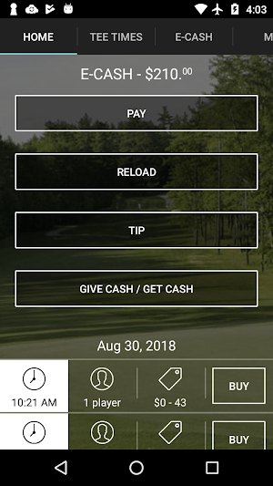 The Oaks Golf Links Tee Times Screenshot 1